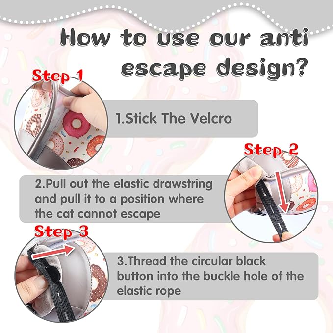 Cat Cone Collar Soft for Wound Healing, Foldable Neck Recovery Cone Anti Licking, Small Adjustable Surgery Cat Head Cone Alternative for Kittens(Size: S)