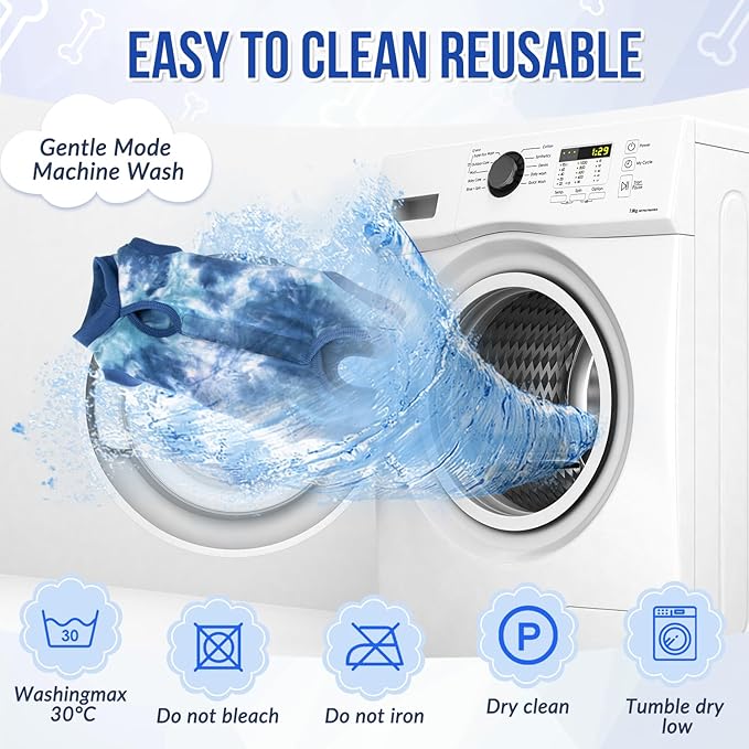 Lukovee Recovery Suit for Dogs, Onesie Surgery Recovery Suit for Female Male Dogs, Abdominal Wounds Cone E-Collar Alternative Prevent Licking Spay Recovery Suit (T-Blue,XXL)