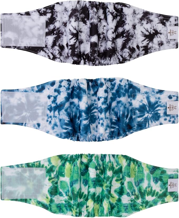 CuteBone Belly Band for Dogs Male Reusable Diapers Washable Wrap DM35XS