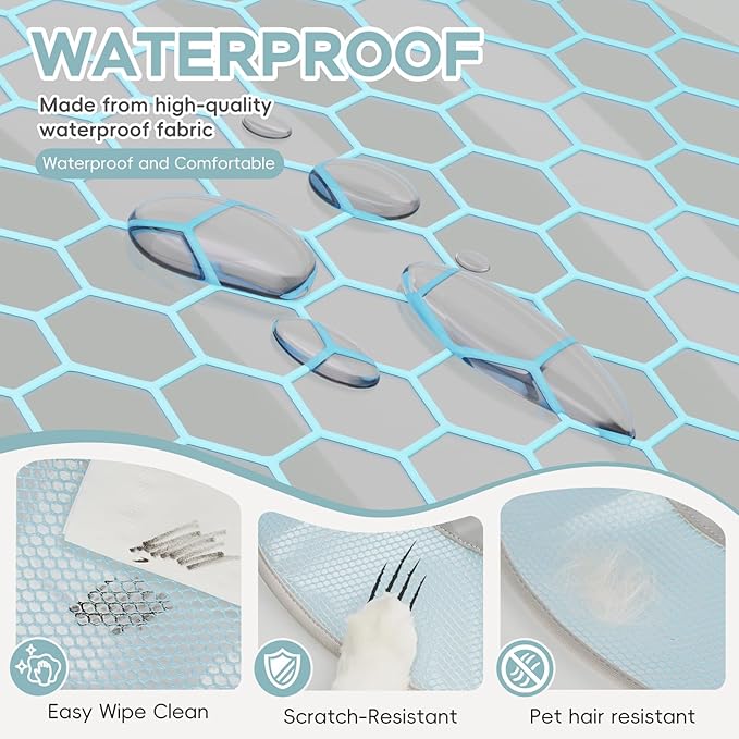 Cat Cone Collar Soft to Stop Licking After Surgery, Waterproof Lightweight Recovery Collar for Cats and Small Dogs, Elizabeth Plastic Cone Alternative, Neck Pillow to Prevent Scratches