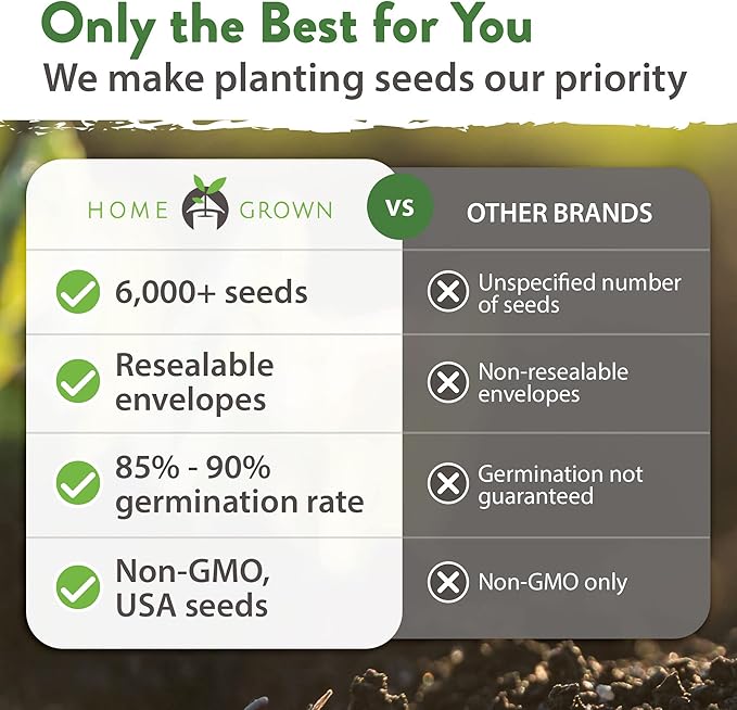 HOME GROWN 12 Winter Vegetable Seeds 𝗡𝗢𝗡-𝗚𝗠𝗢 Heirloom,Fall & Winter Vegetable Seeds for Planting Home Garden: Bean, Beet, Broccoli, Cabbage, Carrot, Cauliflower, Kale,Parsnip,Squash,Chard & More