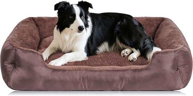 Dog Bed for Medium Dogs, Durable Comfortable Pet Bed Up to 30/50/90/100 lbs, Self-Warming and Washable