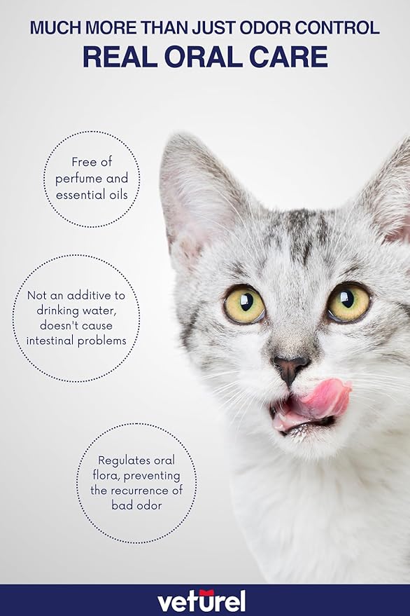 Natural Dog Teeth Cleaning Oral Care Spray - May Help with Bad Breath - May Support Plaque and Dental Care for Cats - May Help Reduce Plaque for Dogs and Cats - 3.4 oz