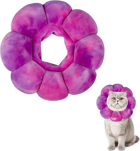 Cat Cone Collar Soft, Adjustable Cat Recovery Collar, Soft Cone for Cats Protective Cat Neck Cone After Surgery