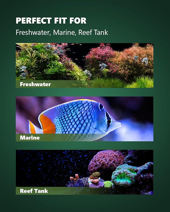 Aquarium Water Return Pump - Submersible DC 24V 80W 2642 GPH for Saltwater Tank