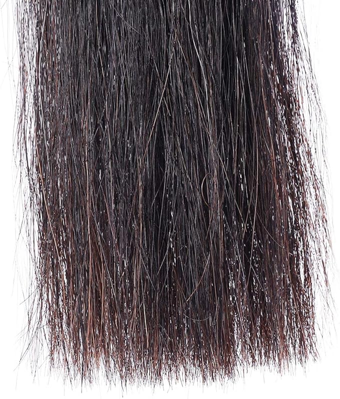 Horse Tail Extensions with Braided Horsehair Loop, Blunt Cut Bottom, 28-30 inches Long and 3/8 lb Weight