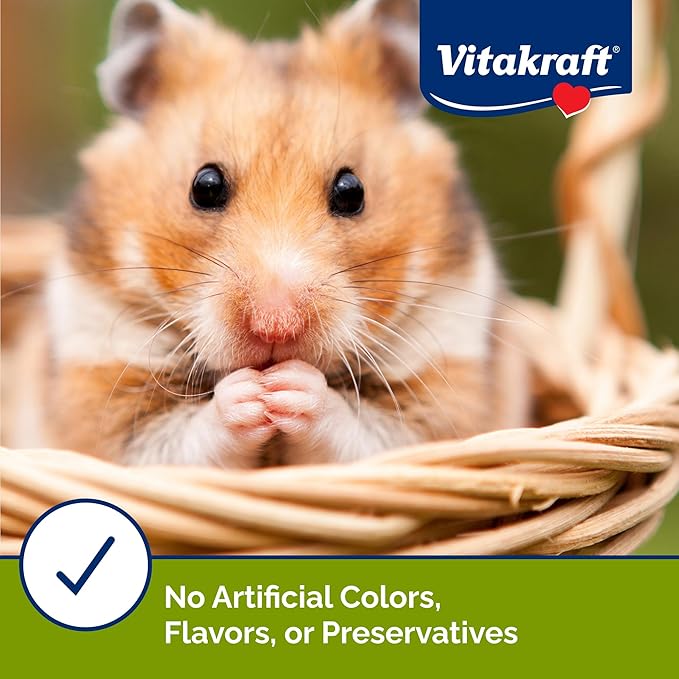 Vitakraft Drops Hamster Treat - Strawberry - Yogurt Treats for Hamsters Pink 5.3 Ounce (Pack of 1)