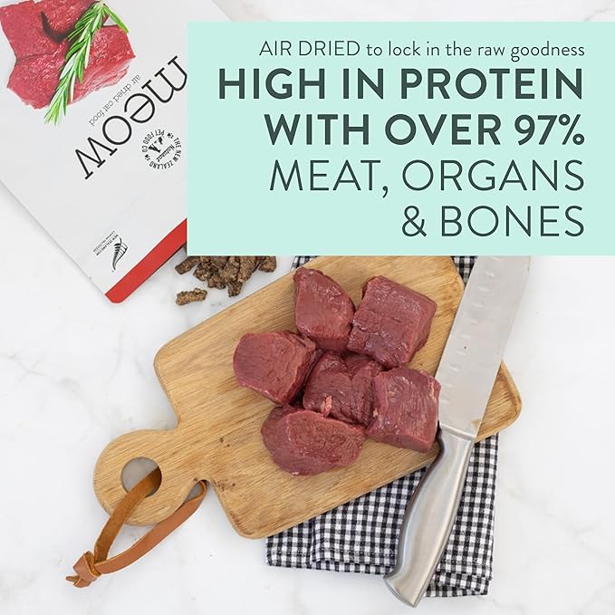 The New Zealand Natural Pet Food Meow Venison Air Dried Food 26.5oz