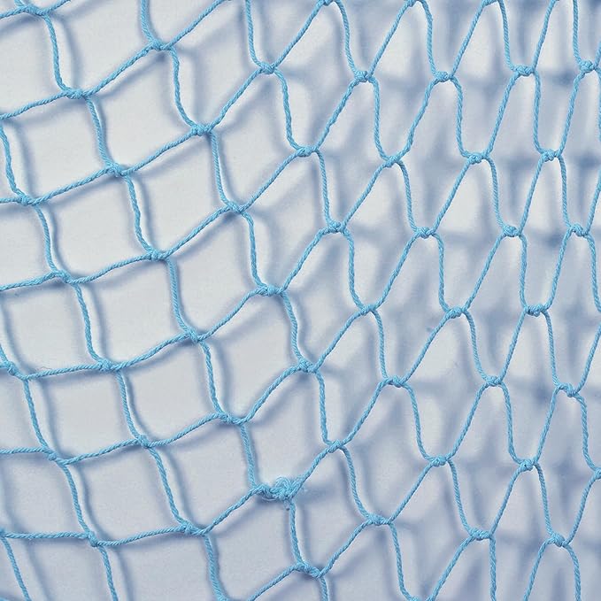 Nature Fish Net Wall Decoration with Shells, Ocean Themed Wall Hangings Fishing Net Party Decor for Pirate Party,Wedding,Photographing Decoration