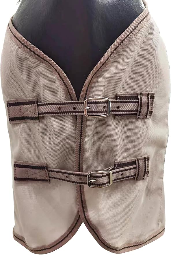 BARN & STABLE Breathable and UV Protective Tear-Resistant Mesh Horse Fly Sheet Comfy Equine Summer Sheet with Removable Web Leg Straps