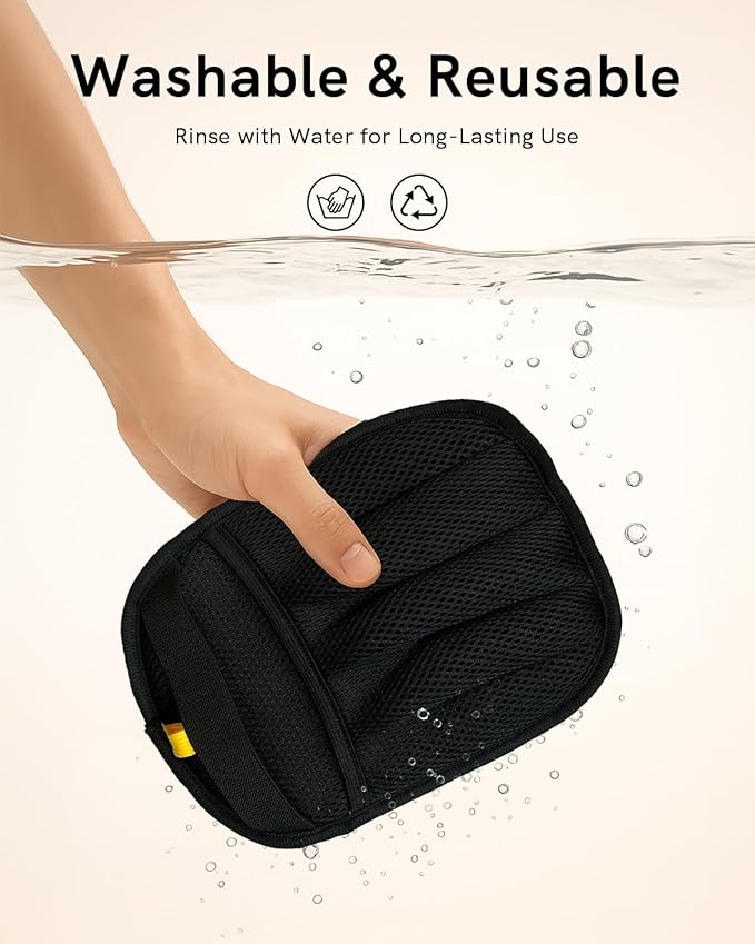 2025 Newly Upgraded Pet Hair Removal Gloves for Cats & Dogs, Electrostatic Grooming Gloves for Pet Hair, Five-Finger Reusable Pet Hair Remover Tool for Clothes, Bed, Couch, Carpet, 3 Pcs