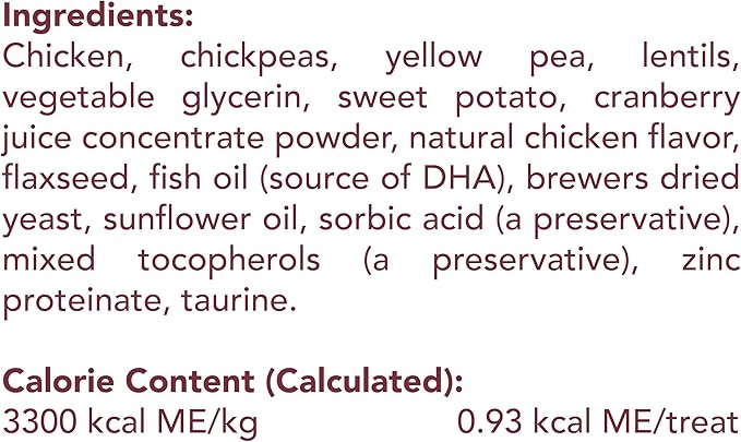 Get Naked Urinary Health Crunchy Treats For Cats, Cranberries, (1 Pouch), 2.5 Oz