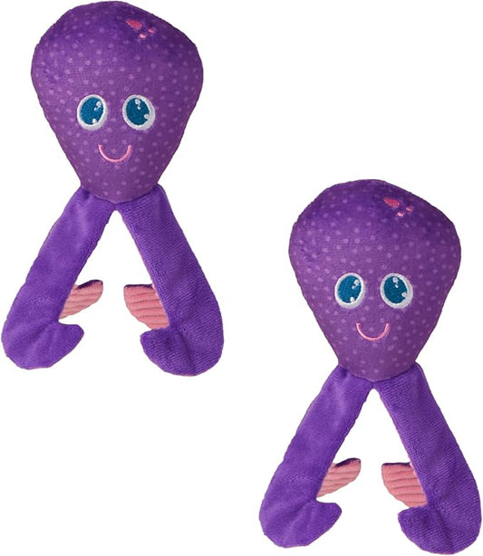 Caitec Presents Nala Cat Ollie The Octopus - Catnip Toy - Interactive Cat Toy - Chew Toy - Pillow Toy, 2 Pack