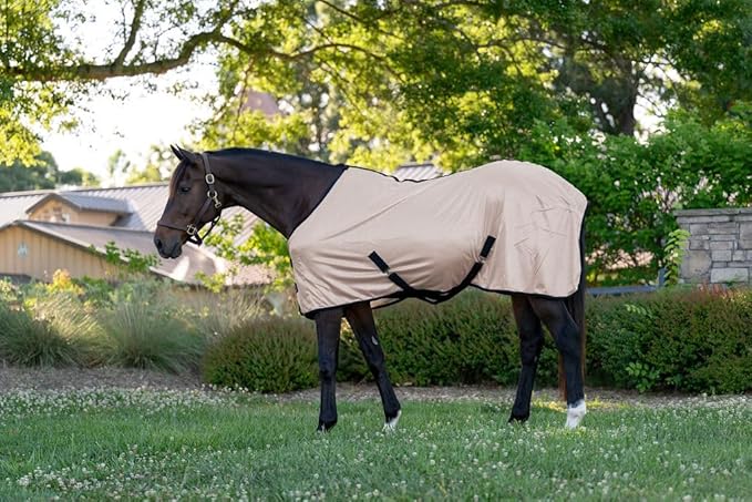 TuffRider Miller's Standard Neck Fly Sheet -Rose/Beige -75