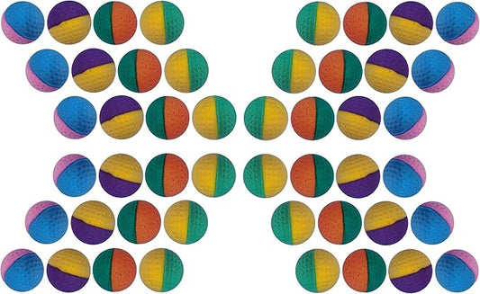 YnFag Foam Soccer Balls Cat Toys for Indoor Cats (48 Pack Foam Balls)