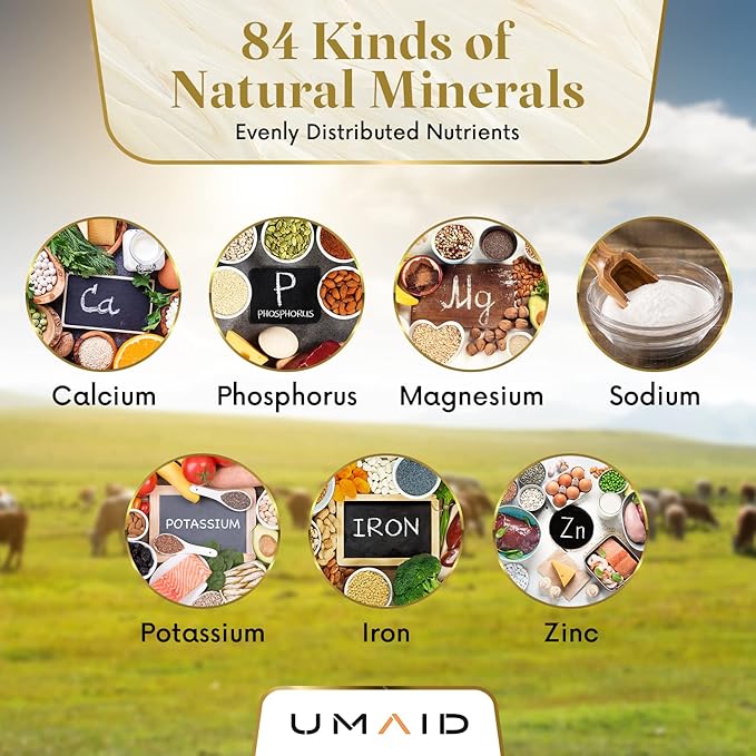 UMAID Himalayan Salt Lick 6 lbs. on Rope for Horses, Deer, Goats, Cow, Sheep, Cattle, Alpacas, and Livestock – Mineral Horse Treats, Natural Himalayan Rock Salt Block for Deer and Horses, 4 Pack