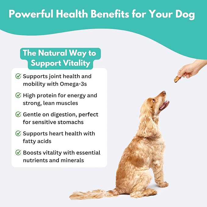 ALFIE'S TREATOS Sardines for Dogs & Cats (5.3 oz, 2x2.65 oz), Value Bundle, Air-Dried Fish Dog Treats, Omega-3 Food Topper, Single Ingredient, Australian Wild-Caught, Freeze-Dried Alternative