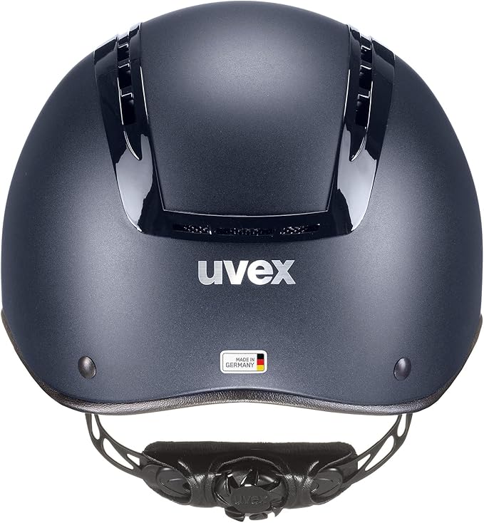 uvex suxxeed Active Horse Riding Helmet for Women & Men, Navy, S-M - Adjustable & Excellent Ventilated Helmet