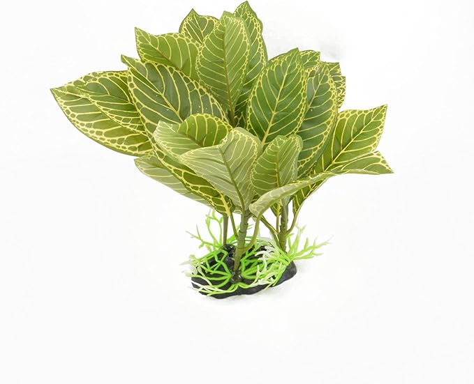 CNZ® Aquarium Fish Tank Green Lifelike Underwater Plastic Plant Aquatic Water Grass Decor (10-inch (W) x 8-inch (H))
