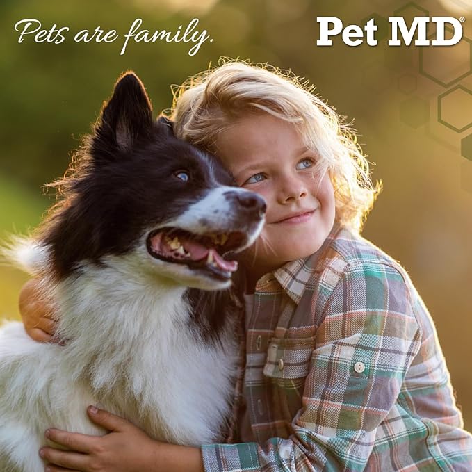 Pet MD Topical Spray for Dogs, Cats, and Horses with Essential Fatty Acids, Aloe and Vitamin E - 8 oz