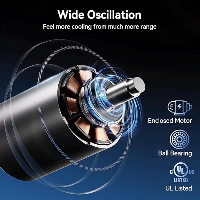 30 Inch Industrial Wall Mount Fan Oscillating, 8900 CFM Commercial Metal Wall Fans with Poweful Motor, 3 Speed, Heavy Duty Construction Indoor for Warehouse, Workshops, and Garage, UL Listed