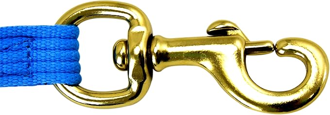 Southwestern Equine Lunge Line for Horses Cotton Horse Lunge Line with Bolt Snap & Rubber Stop (Turquoise, 24')