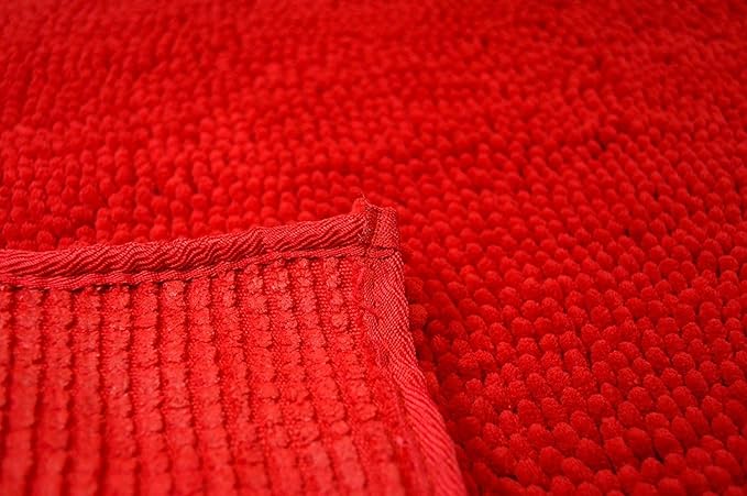 My Doggy Place Microfiber Dog Mat for Muddy Paws, 36" x 26" Red - Absorbent and Quick-Drying Dog Paw Cleaning Mat, Washer and Dryer Safe - Non-Slip Rubber Backed Dog Floor Mat, Large