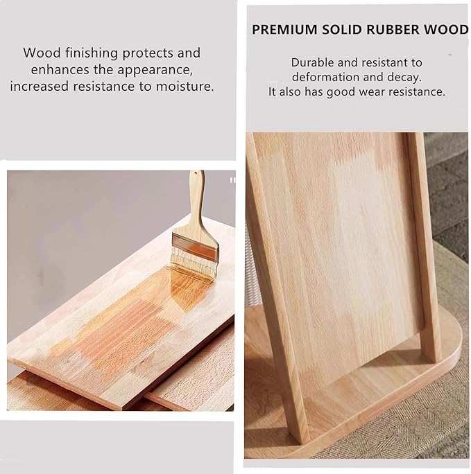 SHENGOCASE Modern Natural Wood Cute Multifunctional Cat Tree Tower Small, Large Sisal Scratching Post, Tilted Angled Ramp Scratcher, Climbing Rope Toy and Cuddle Bed