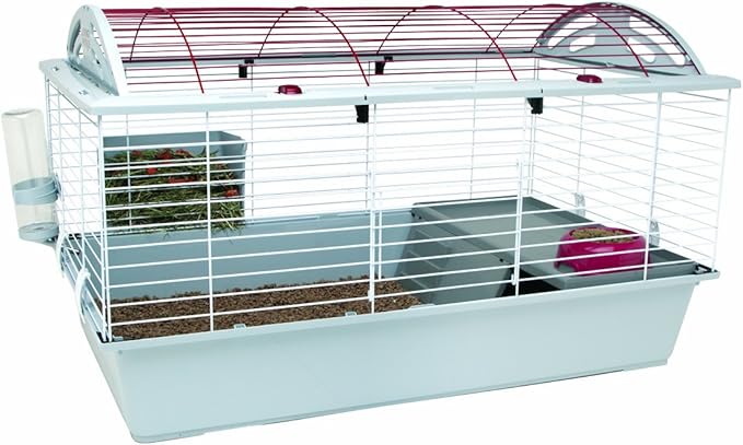 Living World - Deluxe Hybrid Habitat, Large - Rabbit, Guinea Pig, Chinchillas, and Small Animal Cage