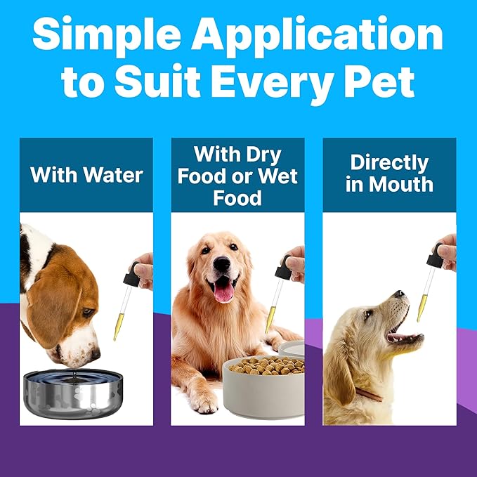 Freedom Joint Drops - Dog Joint Support Supplement with Human-Grade Ingredients - No Fillers, Preservatives, Additives, or Artificial Ingredients, 6 30 ml Droppers