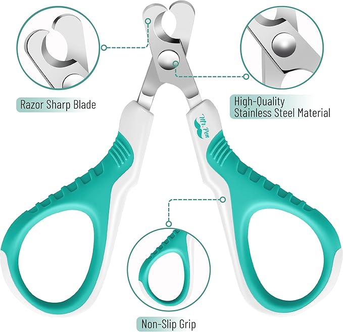 Mr. Pen- Cat Nail Clipper, Sky Blue Cat Nail Trimmer, Cat Nail Clippers, Cat Claw Clippers, Cat Clippers for Nails, Pet Nail Clippers, Kitten Nail Clipper, Small Dog Nail Clipper Cat Claw Trimmer