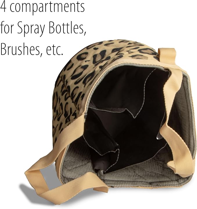 Jeffers Expression Grooming Tote | Electric Cheetah