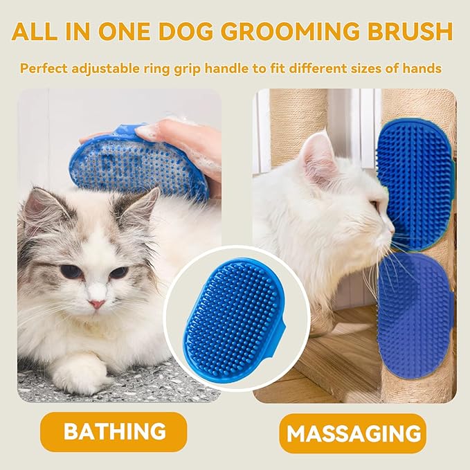 2 Packs Pet Hair Removal Glove,Pet Hair Remover for Cat & Dog,New Upgraded Electrostatic Gloves Pet Hair,Reusable Electro Static Pet Hair Remover Electrostatic Gloves for Furniture,Couch