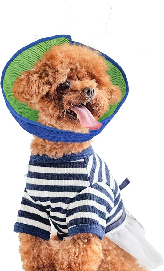 Inspack Soft Dog Cone Collar Alternative, E Cones for Medium Small Dogs/Cat to Stop Licking After Surgery, Neuter Recovery Ecollars of Shame Alternatives, Comfortable Paws Comfy Elizabethan Collars