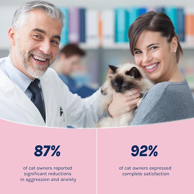 Cat Calming Pheromones Diffuser: 2 Classic Cats Plug in Refill Diffusers for Relaxation & Comfort - Reduce Stress Barking & Scratching - Indoor 60 Days Supply