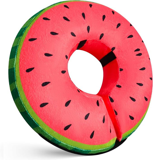 Katoggy Inflatable Dog Cone Collar for Small Medium Large Dogs and Cats - Soft Adjustable Blow up Donut E-Collar for Post-Surgery Recovery