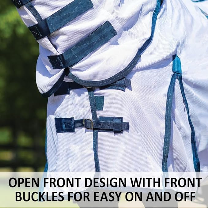 Schneiders Soft Interlock Mesh II Horse Fly Sheets | Superior UV & Insect Protection | Versatile Euro Fit Option | Reflective Safety Design