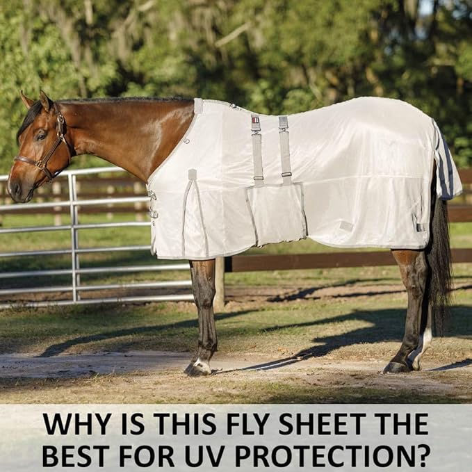 Schneiders Soft Interlock Mesh II Horse Fly Sheets | Superior UV & Insect Protection | Versatile Euro Fit Option | Reflective Safety Design