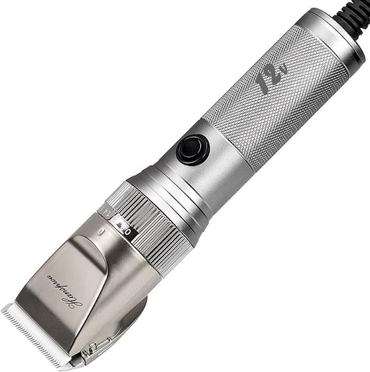 Dog Grooming Clippers High Power Dog Clipper for Thick Heavy Coats Low Noise Plug-in Pet Trimmer Pet Professional Grooming Clippers with Guard Combs Brush for Dogs Cats and Other Animals