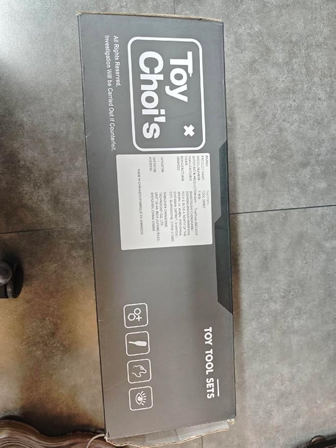 Toy Choi's Toy Trimmer - Power Construction Play Tool Kids Trimmer,Outside Pretend Play Garden Toy with Light Sound,Educational Gift Kid Toddler Tool Set for Boy Girl Age 3, 4, 5,6,7+