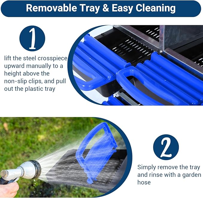 Chicken Nesting Box, 6 Hole 2 Layer Hen Nest Boxes with Legs, Roll Away Eggs Laying Boxes,Cleanable Pull Out Hen Roosting Boxes