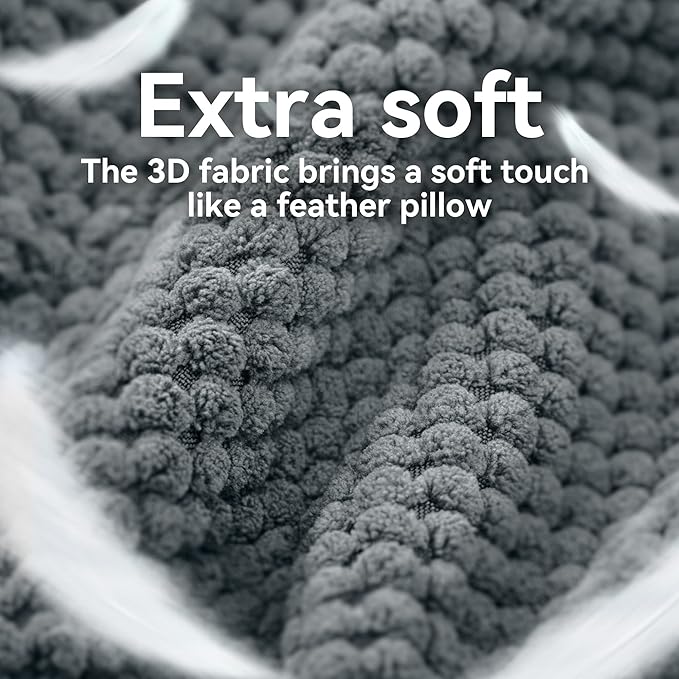 Soft Inflatable Dog Cone Collar for Small Medium Large Dogs - Neck Donut E Collar Alternative for Recovery After Surgery - Grey M