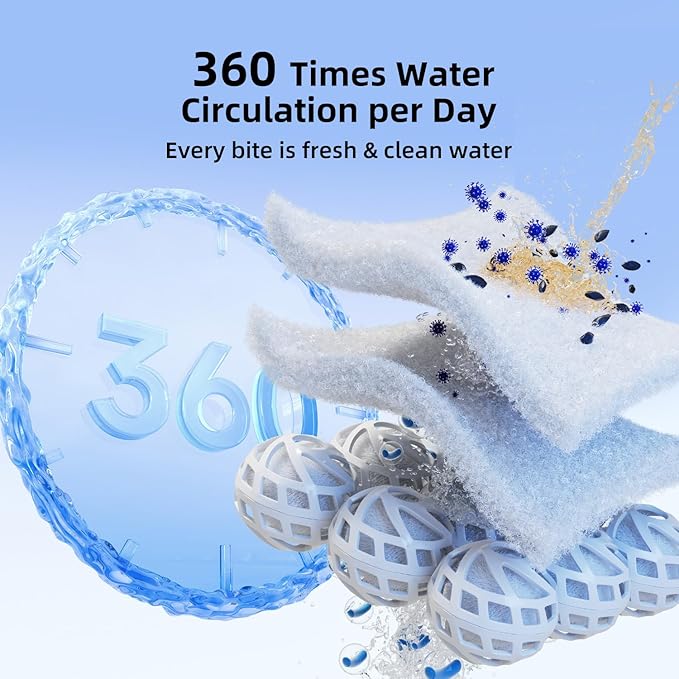 Betta Fish Tank, 2.5 Gallon Aquarium Kit with Modular Filtration, Heater, Light, Self Cleaning, Oxygenation, Small Fish Tank for Goldfish, Guppy, Shrimp