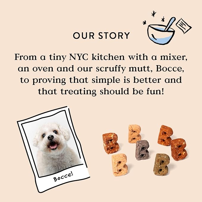 Bocce’s Bakery Dailies Brushy Sticks to Support Oral Health & Fresh Breath, Wheat-Free Dental Bars for Dogs, Made with Real Ingredients, Baked in the USA, All-Natural Coconut & Mint Recipe, Large Dogs