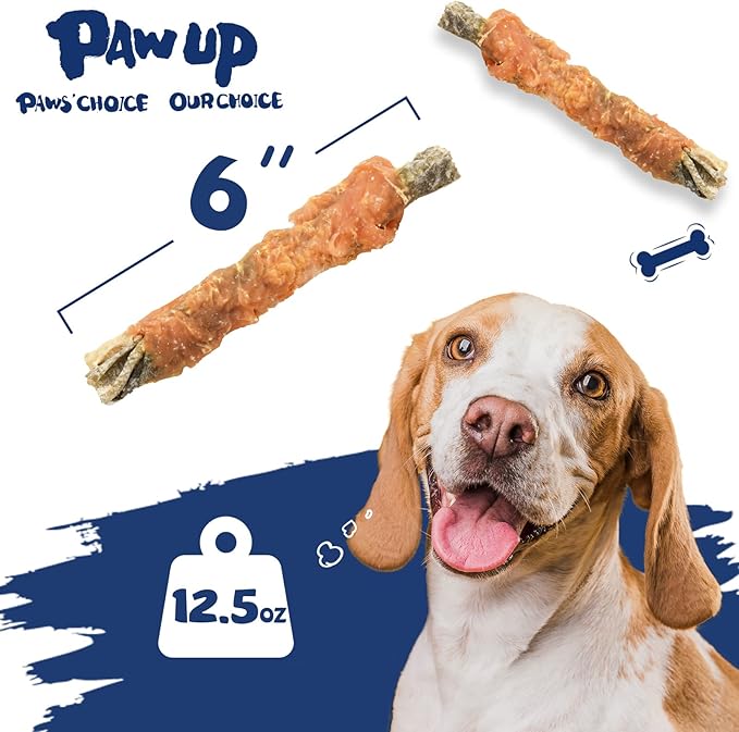 Dog Treat Chicken Wrapped Cod Skins, Fish Chews Rolls for Medium Dogs, Healthy, Rawhide-Free, 12.5 oz
