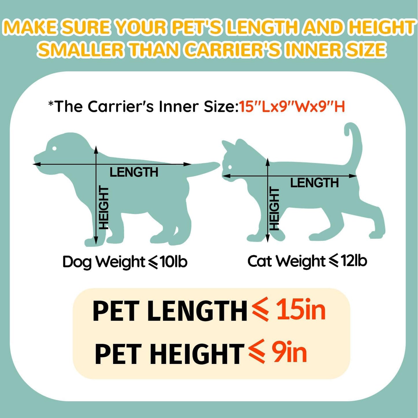 Petskd Length-Expandable Pet Carrier 18x11x11 Inches Delta American United Airline Approved, Soft Pet Travel Carrier for Small Cats Dogs with Zipper Locks and Anti-Scratch Mesh(Black)