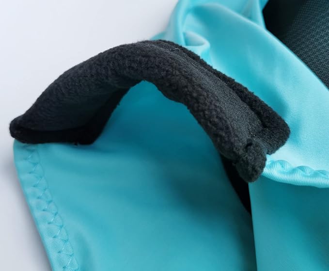 Horse Mesh Fly Mask with Ears, Soft Lycra Mesh Mask Anti-UV with Ears Pacific Blue, Cob