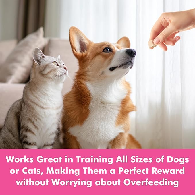 Freeze Dried Cats & Dogs Raw Treats, All Natural Single Ingredient Chicken Liver, High Protein Healthy Pet Training Treats or Food Topper, 10.6 oz