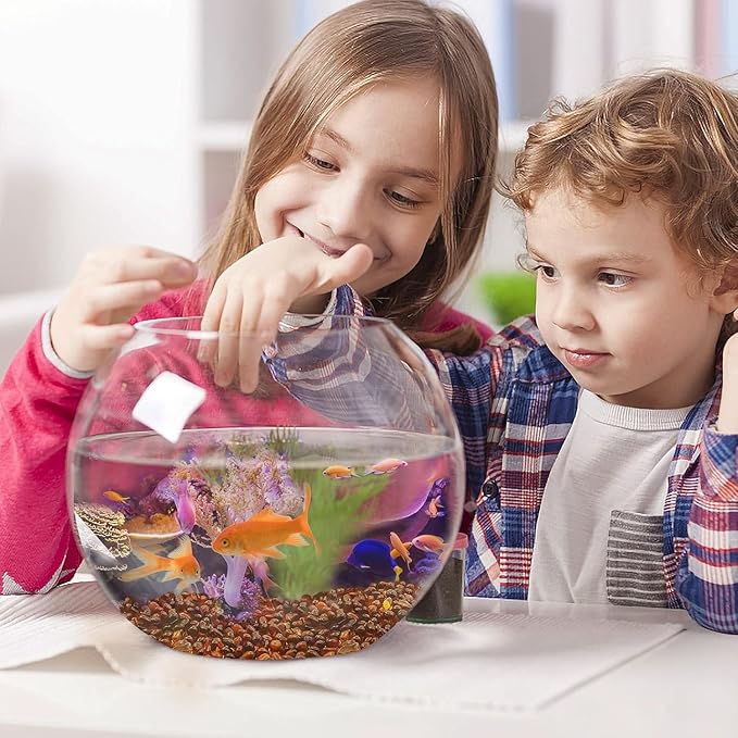 Keedolla 3 LB Aquarium Glass Pebbles Decor Rocks for Fish Tank, Crystal Betta Fish Tank Rocks Gravel Gemstone Beads Vase Fillers Decorative Mosaic Glass Gem Pebbles - Amber