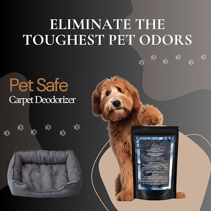 Cold Water Carpet Freshener Powder 16 oz | Powerful Odor Eliminator for Home | Upholstery Deodorizer | Carpet Deodorizer | Pet Urine | Cat Litter Box | Cold Water Fragrance.